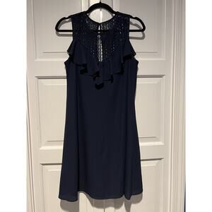 Gabby Skye Sleeveless Navy Dress Size 12